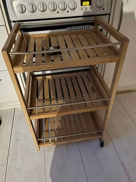 Photo of free Wooden Trolley on Castors (Fernhill Gate BL3) #2