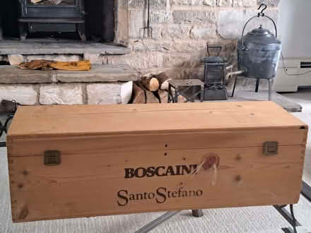 Photo of free Vintage Wooden box for storing/delivering wine (Wansford) #1