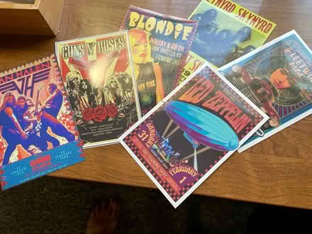 Photo of free 4”x 6” rock posters (Lower Mountain View) #3