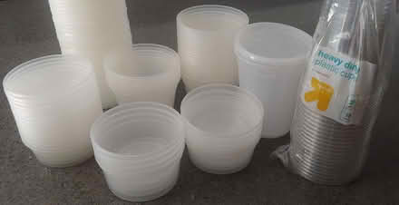 Photo of free Food Safe Plastic Containers & Lids (94087) #1