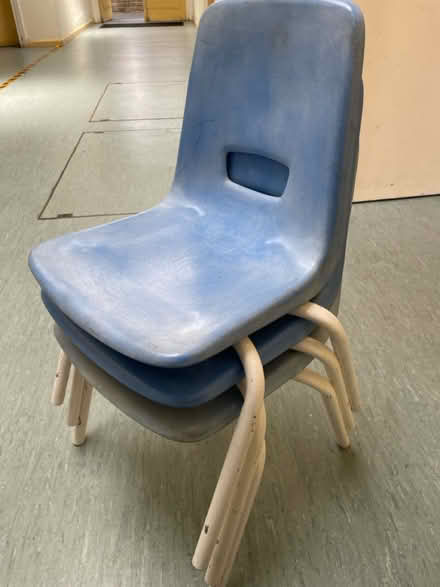 Photo of free Children’s chairs (blue) (Wanstead E11) #1