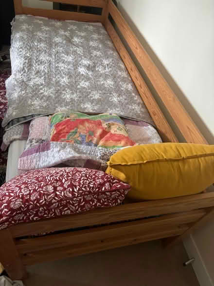 Photo of free Ikea wooden single bed (Barnes SW13) #3