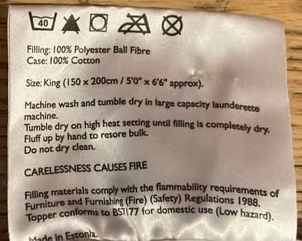 Photo of free Mattress topper (Cupar KY15) #4