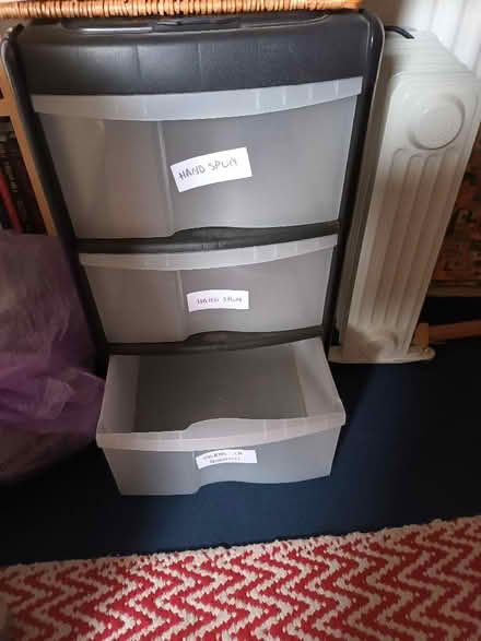 Photo of free Set of plastic drawers (Frankwell SY3) #1