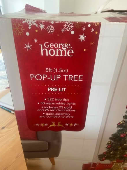 Photo of free Pop Up Christmas Tree (Prescot Merseyside) #2