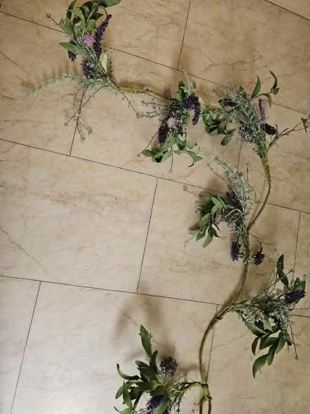 Photo of free Pink and purple artificial garland (Slyne-with-Hest LA2) #1