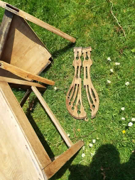 Photo of free 2 x antique solid oak chairs for restoration or woodwork (Bingham NG13) #4