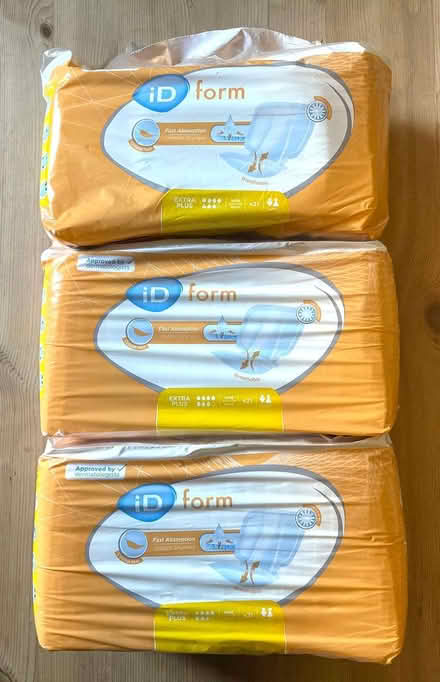Photo of free iD Unisex Incontinence Pads (Hemel Hempstead, HP1) #1