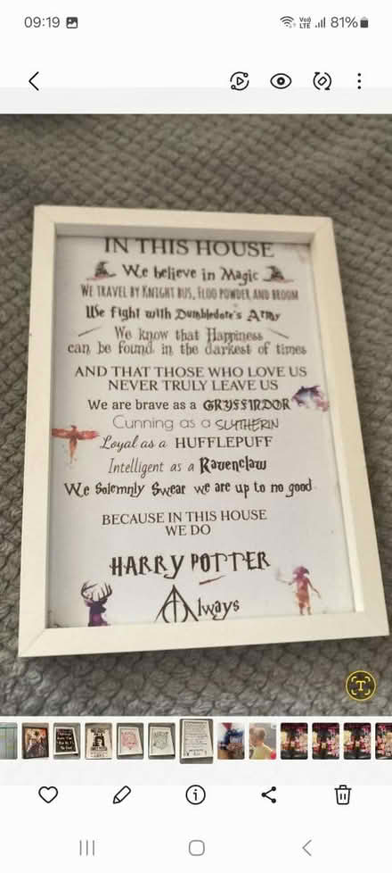 Photo of free Harry Potter frames (West bromwich) #4