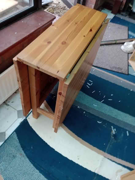 Photo of free Pine foldaway occasional table (Nailsea BS48) #2