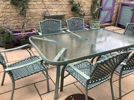 Photo of free Garden Table and Six Chairs (Bricknells Meadow OX28) #1