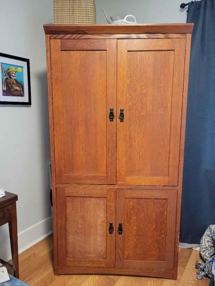 Photo of free Armoire Home Office -solid wood (Upper Patten) #1