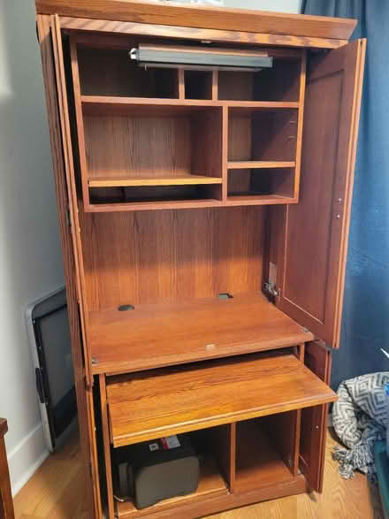 Photo of free Armoire Home Office -solid wood (Upper Patten) #2