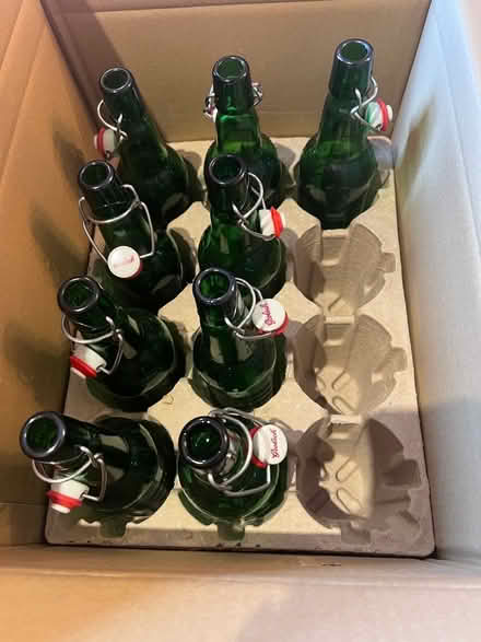Photo of free Reusable glass bottles- (grolsh) (Kendal LA9) #1