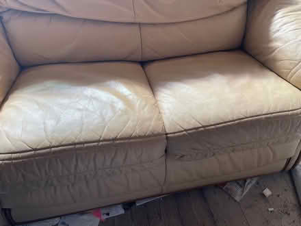 Photo of free Leather 2 seater settee (Blackpool FY3) #2