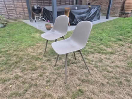 Photo of free Two matching kitchen chairs (Crondall) #2