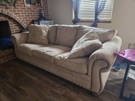 Photo of free Pull out sofa & chair combo (Near woodmen & union) #3