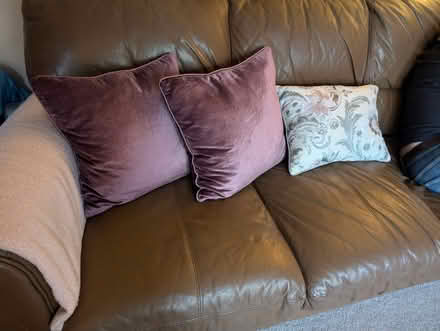 Photo of free Sofa and foot stool (Chalford hill) #1