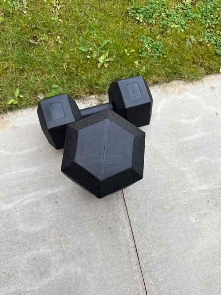 Photo of free 2 x 10 kg dumbbells (Allestree, DE22) #2
