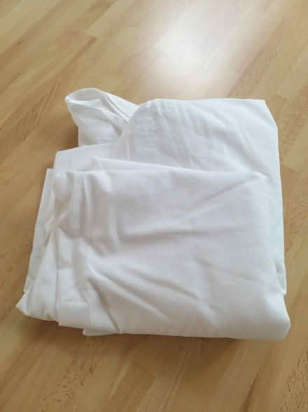 Photo of free Single white sheet too small for a single bed! (Penwortham PR1) #1