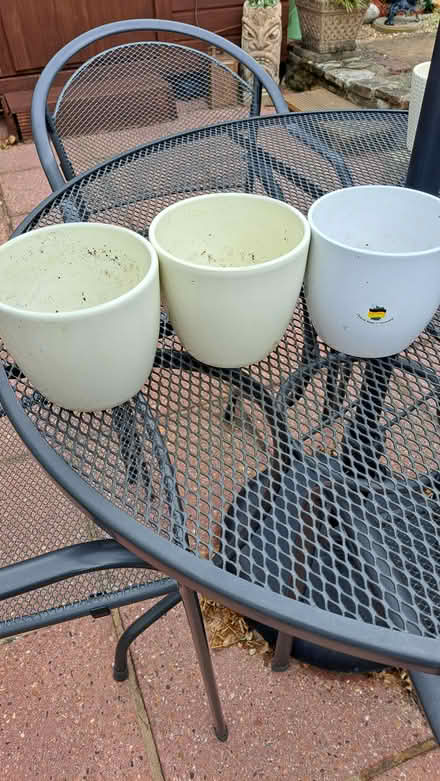 Photo of free Ceramic plant pots x3 (Littlehaven) #1