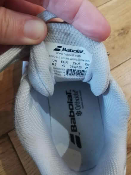 Photo of free Babolat Wimbledon trainers UK6.5 (Forest Hill) #3