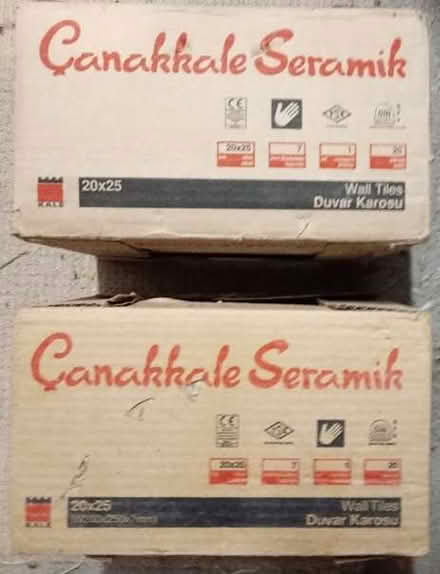 Photo of free Ceramic Tiles - 2 Boxes - As New - White (Old Malden KT4) #2