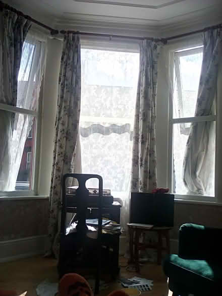 Photo of free Curtains for bay window x4 (Wallasey) #2