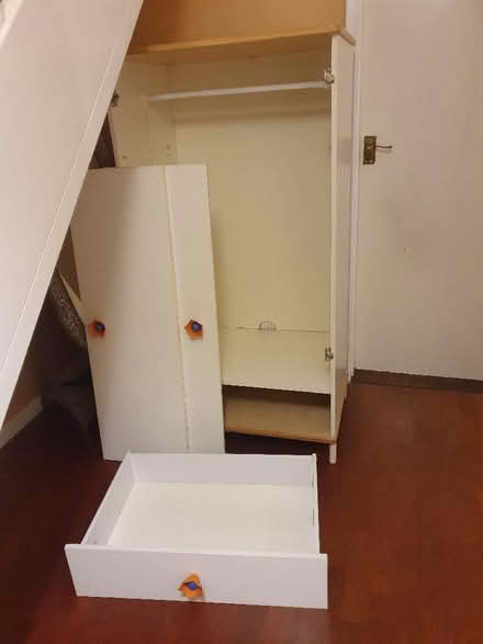 Photo of free Small wardrobe with fun handles (Marston OX3) #1
