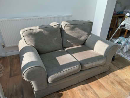 Photo of free 2 seat sofa, grey, good condition (Ruislip UB10) #2