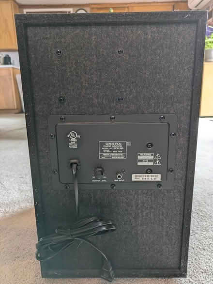 Photo of free Onkyo Surround Speakers & Cable (Shoreline - Highland Terrace) #2