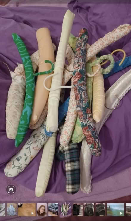Photo of free Fabric Coat hangers (Clayton-le-Moors) #1