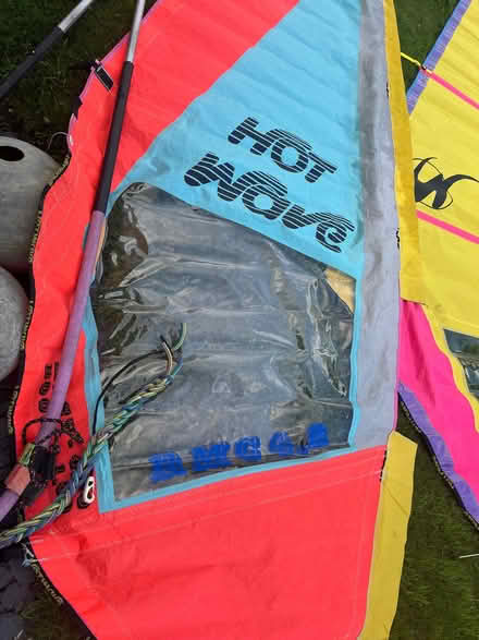 Photo of free 90s wind surf board 2 sails plus accessories (Fairmilehead EH10) #2