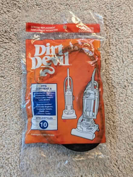 Photo of free Dirt Devil Vacuum Replacement Belts (Shoreline - Highland Terrace) #1