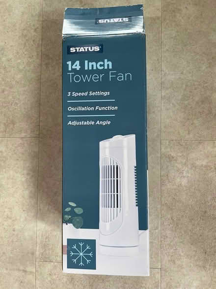 Photo of free Small tower fan (Hitchin) #2