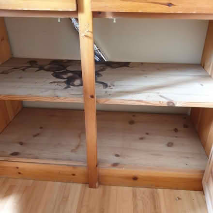 Photo of free pine cupboard 2 shelves 2 drawers (seaton EX12) #2