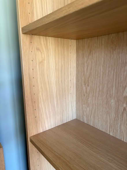 Photo of free IKEA Oak Effect Book Shelves (Seaford BN25) #2