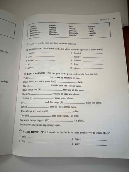 Photo of free Spelling workbook (Sanderstead) #2
