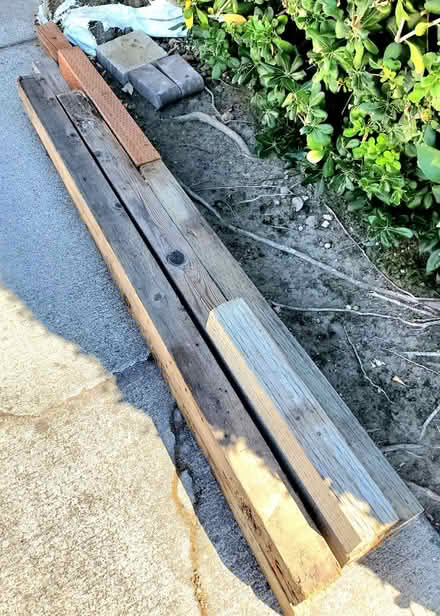 Photo of free Salvaged lumber (4"x4" post) (Cupertino) #1