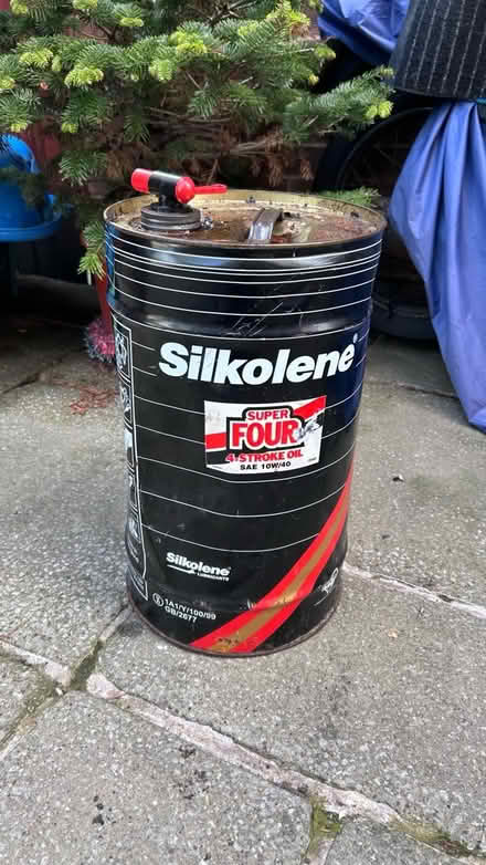 Photo of free Silkolene oil drum, empty (DE7) #1