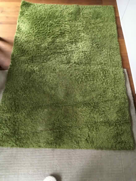 Photo of free Shaggy green carpet 120x170 (Great Shelford CB22) #1