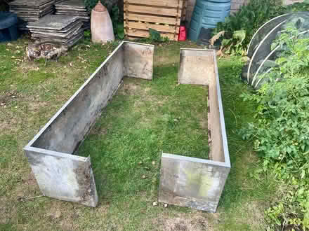Photo of free Metal Plant Troughs x2 (NW Chichester) #1
