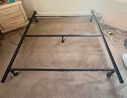 Photo of free Queen mattress, base & metal frame (Pt Richmond) #3