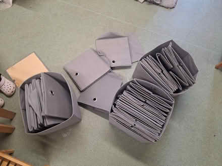 Photo of free Grey storage boxes (Carnforth) #2