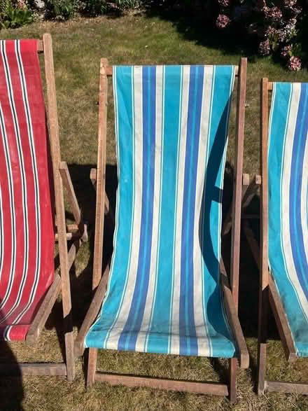 Photo of free Vintage deck chairs (Woodchurch CH49) #2