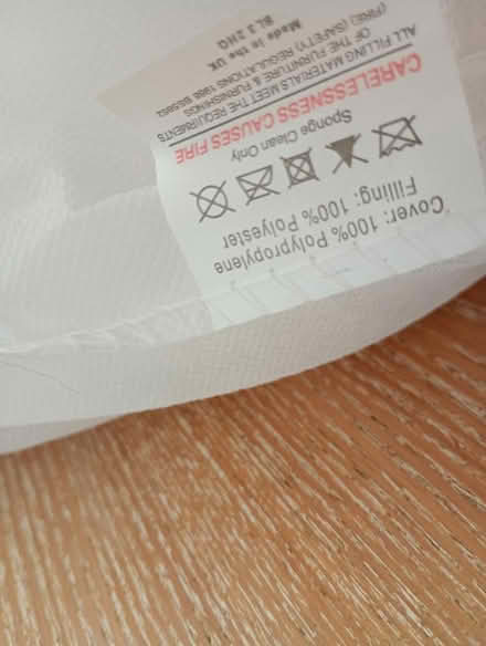 Photo of free Two Cushion Pads (Temple Cowley OX4) #2