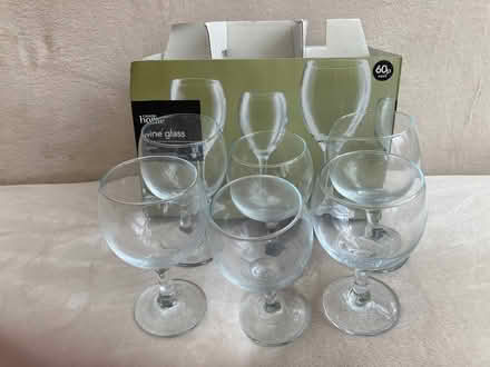 Photo of free Wilko wine glasses set of 6 (Rothley LE7) #1