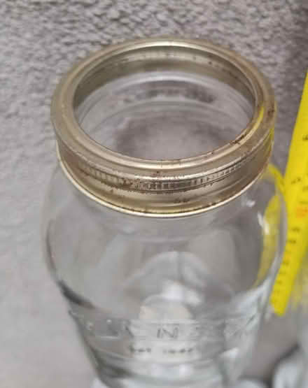 Photo of free Glass kilners with hole in lid, presumably for utensils (Stopsley LU2) #2