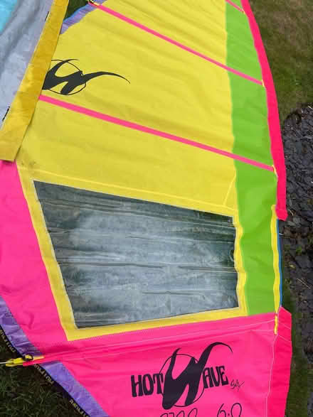 Photo of free 90s wind surf board 2 sails plus accessories (Fairmilehead EH10) #1