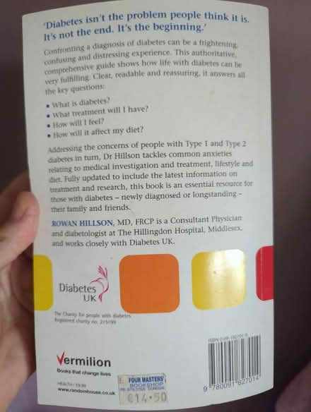 Photo of free Book- diabetes the complete guide (Shippon OX13) #2